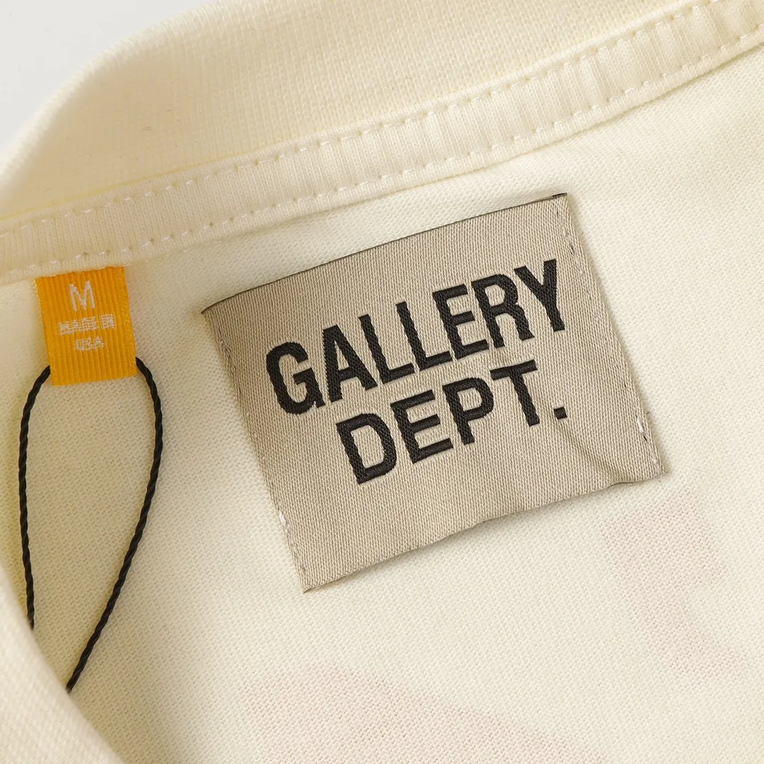 GALLERY.DEPT new summer short-sleeved model number: D3173#P106 color: apricot black yellow code number: S M L XL